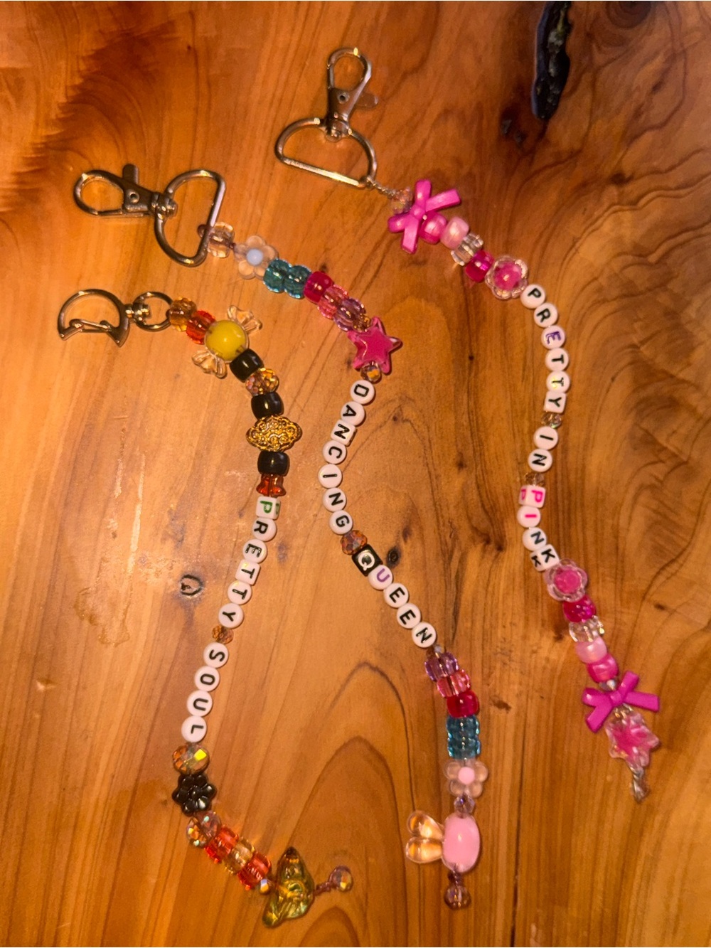 keychain rave kandi 3pc bundle
